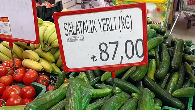 Halde 40 liraya satılan salatalık, market rafında 87 lira bazı ürünlerde makas 4 katı aştı
