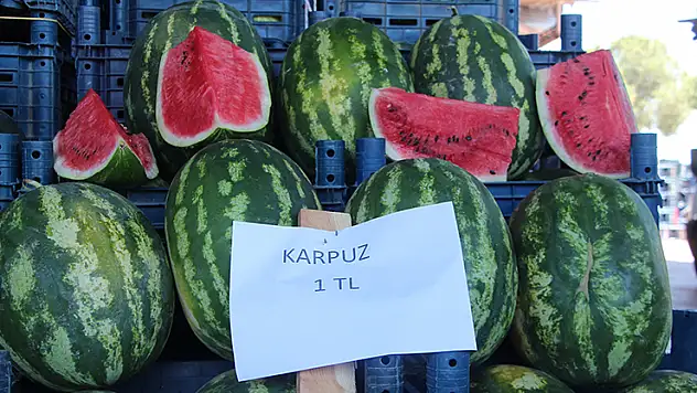 Halde kilosu 1 TL'ye düşen karpuz markette 14 TL