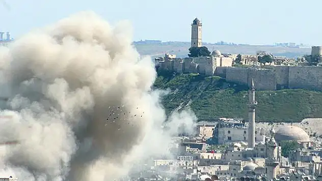 Halep'te hava operasyonları arttı