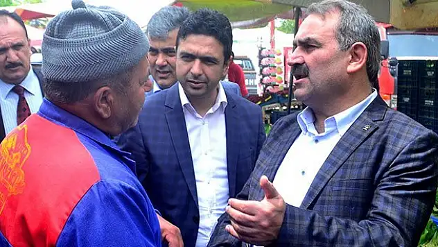 Halil Etyemez Ereğli esnafıyla buluştu