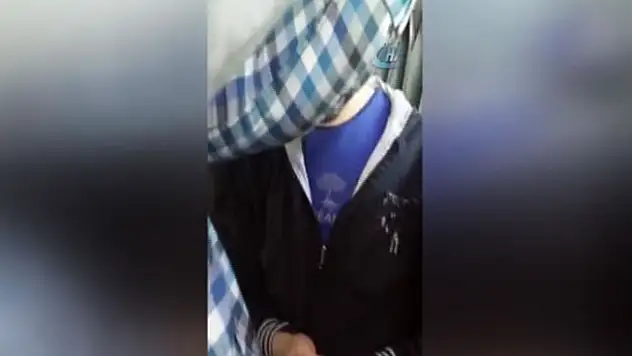 Halk otobüsünde taciz kamerada