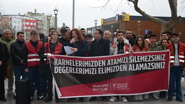 Halkçı liselilerden tepki