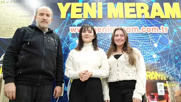 Halkla İlişkiler öğrencileri Yeni Meram'ı ziyaret etti