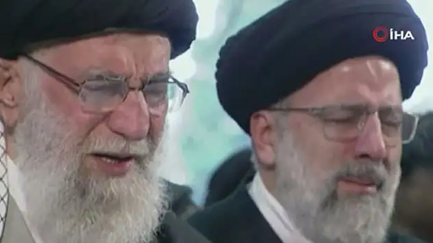 Hamaney, Süleymani'nin cenaze namazında gözyaşlarını tutamadı!