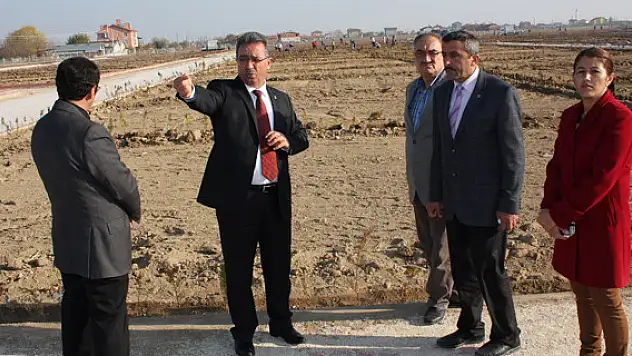 Hançerli hobi bahçesi çalışmalarını inceledi