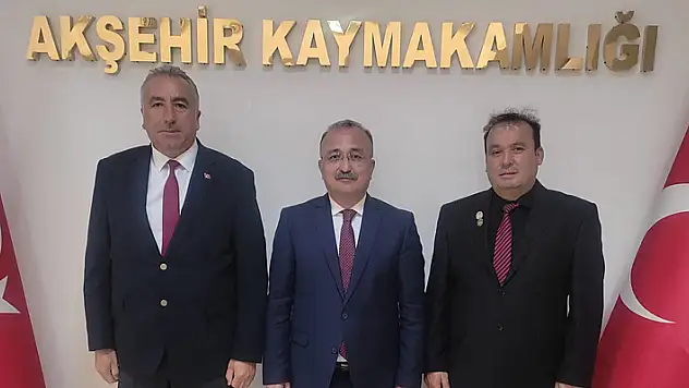 Harp Malulü Gaziler Derneğinden Kaymakam Özel'e teşekkür ziyareti