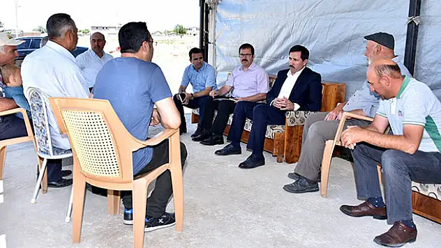 Hasan Kılca'dan mahalle ziyaretleri