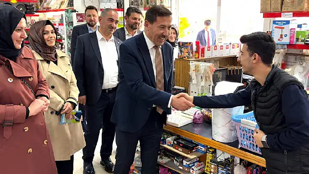 Hasan Kılca, esnaf ve vatandaş ziyaretlerine devam ediyor 