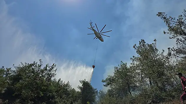 Hatay'da çıkan orman yangınına müdahale ediliyor
