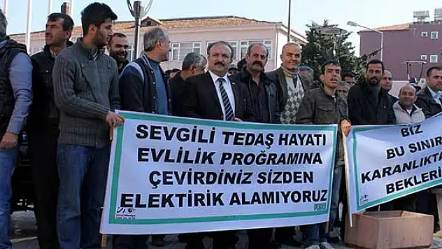 Hatay'da elektrik kesintileri protesto edildi
