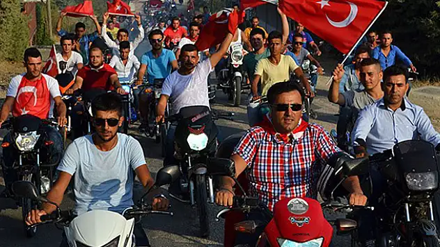 Hatay'da teröre tepki konvoyu