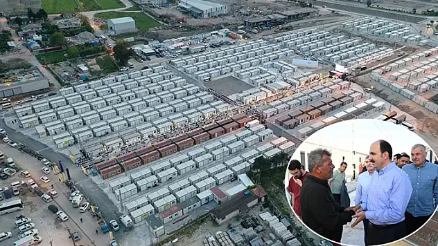 Hatay'a kazandırılan Konya Konteyner Kent'in birinci etabının açılışı yapıldı
