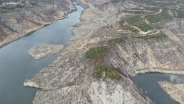 O ildeki barajda doluluk oranı yüzde 6,1'e düştü