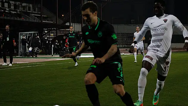 Hatayspor 1 - Konyaspor 1 ilk yarı