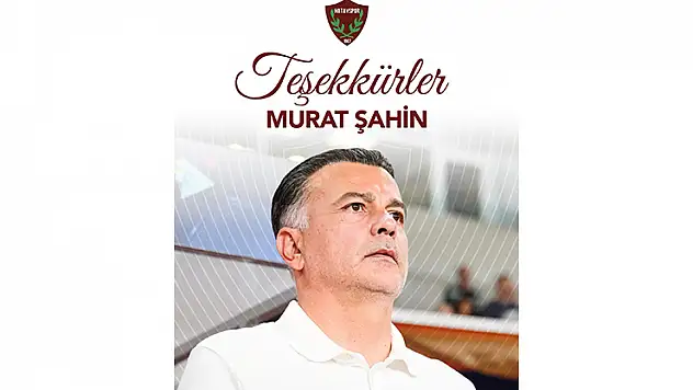 Hatayspor'da Murat Şahin ile yollar ayrıldı