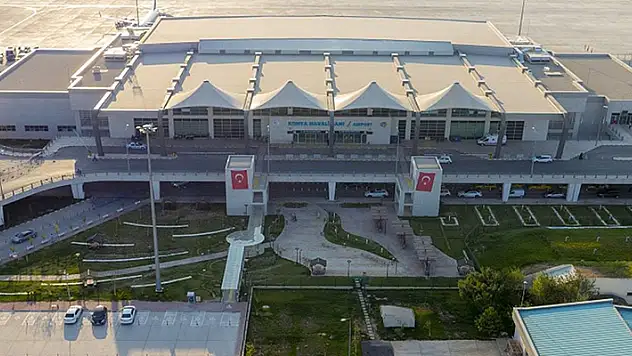 Hava trafiğinde artış yaşandı Konya'da 421 bin 806 yolcuya hizmet verildi