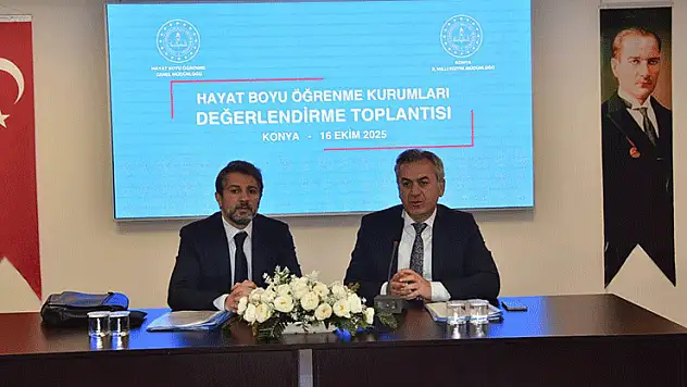 Hayat Boyu Öğrenme Genel Müdürü Cengiz Mete Konya'ya geldi