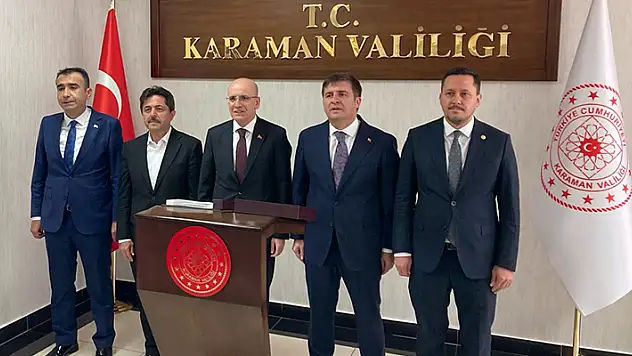 Hazine ve Maliye Bakanı Şimşek, Karaman'da ziyaretlerde bulundu
