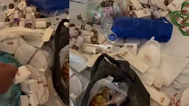 'Her şey dahili yanlış' anladılar! Oteldeki her şeyi valize doldurdular...