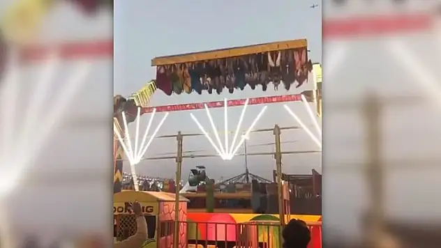 Hindistan'da panayırdaki eğlence aracında meydana gelen kazada 1 kişi hayatını kaybetti, 13 kişi yaralandı