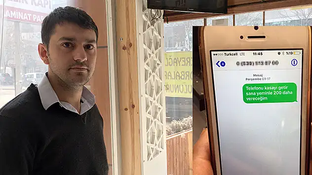 Hırsız camını kırdığı iş yerine emekleyerek girdi