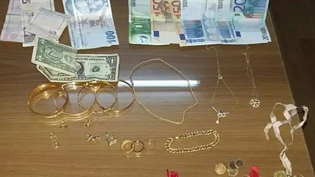 Hırsız yakalanınca para ve altınları çalınan aile şoke oldu