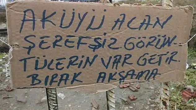 Hırsıza ilginç not