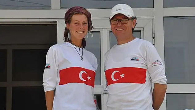 Hollandalı turist Akşehir'de mola verdi