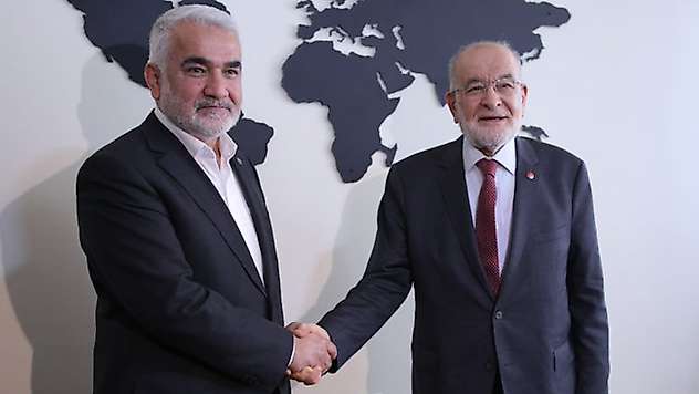 HÜDA PAR ve Saadet Partisi'nden Filistin için ortak miting kararı
