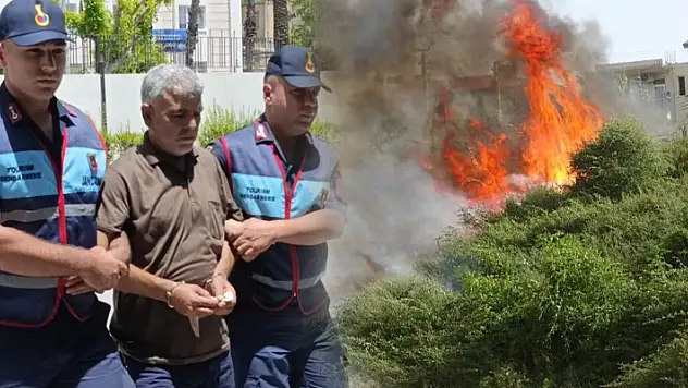 Hurda yakmak isterken mahalleyi ateşe veren yabancı uyruklu hurdacı tutuklandı
