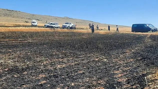 Husumetlisinin tarlasını yaktı, 100 dönüm ekili alan küle döndü