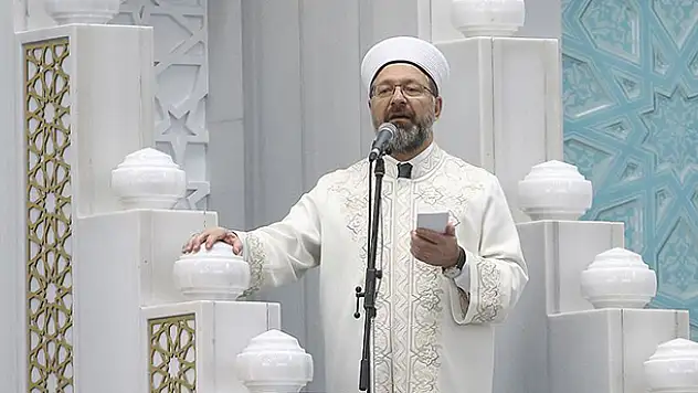 Hutbede önemli mesajlar! Bayram namazı böyle kılındı