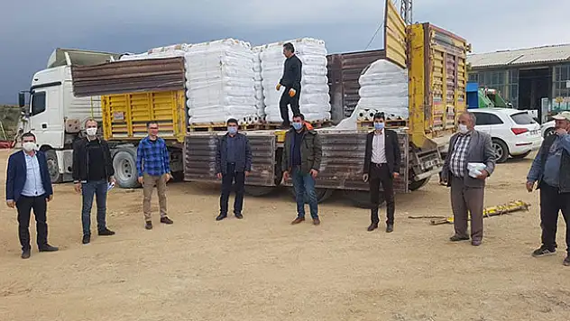 Hüyük'te çiftçilere tarımsal destek sağlandı