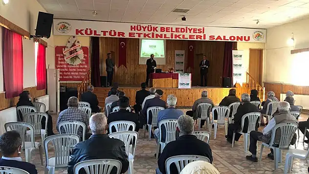 Hüyük'te çiftçilere TARSİM tanıtıldı
