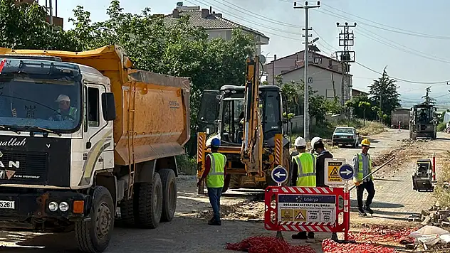 Hüyük'te doğal gaz çalışmaları devam ediyor
