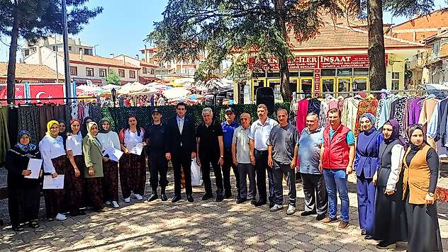 Hüyük'te el emeği tekstil sergisi açıldı