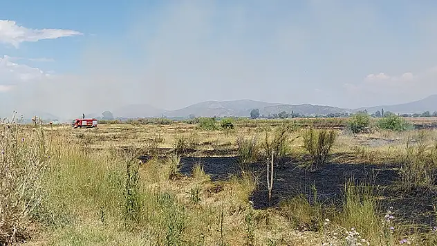 Hüyük'te otluk alanda çıkan yangın söndürüldü
