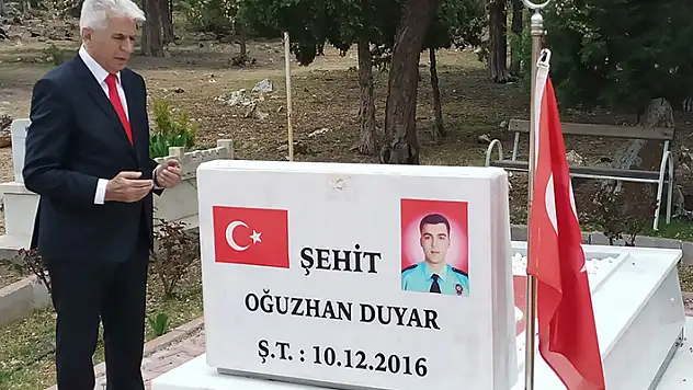Hüyük'te şehitlikler ziyaret edildi

