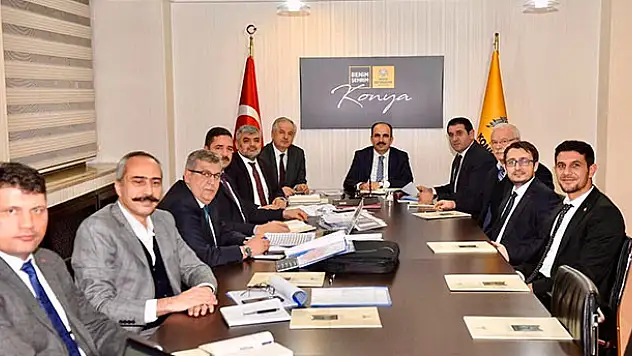 Hüyük'ün 2020 yılı yatırım planlamaları konuşuldu