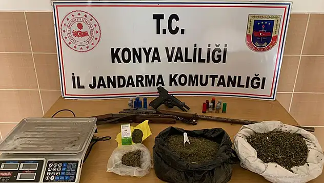 Hüyük'te jandarma zehir tacirlerine geçit vermiyor
