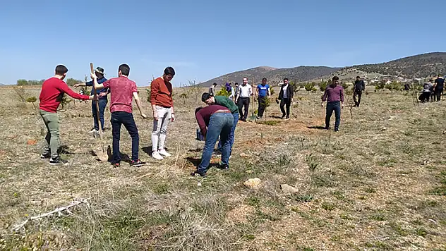 Hüyük'te şehitler anısına fidanlar toprakla buluştu