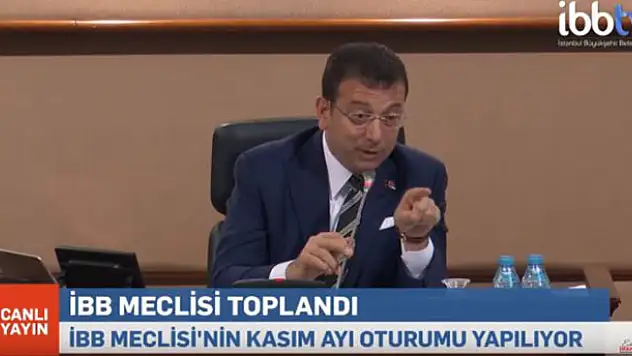 İBB Meclisi'nde 'o elini indir' tartışması