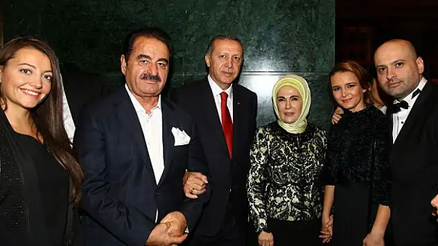 İbrahim Tatlıses'de Erdoğan'ın Resepsiyonuna Katıldı