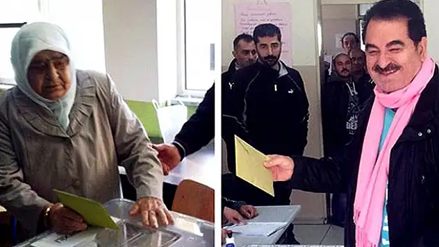 İbrahim Tatlıses sandık başında