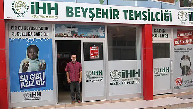 İHH Beyşehir Temsilciliği yeni yerinde hizmet vermeye başladı