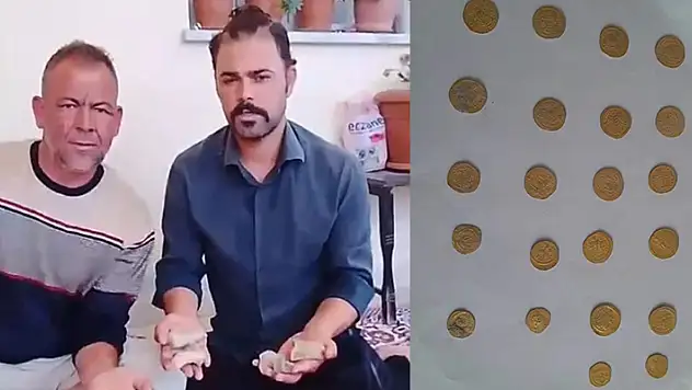 İki kardeş arazilerinde buldukları sikkeleri müzeye teslim etti

