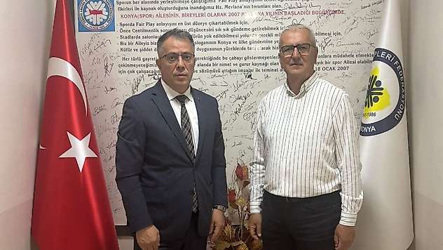 İl Müdürü Çintimar'dan Konya ASKF'ye bayram ziyareti