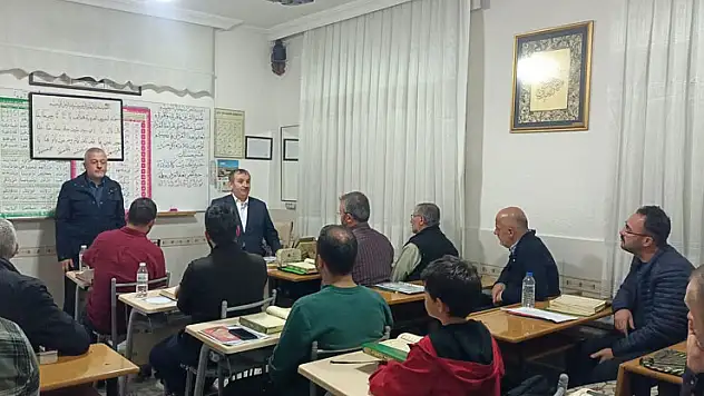 İl Müftü Yardımcısı Şimşek, Kur'an Kurslarını ziyaret etti