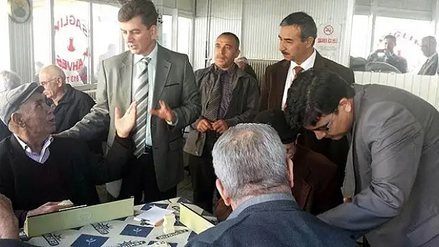 İl Sağlık Müdürü'nden kahvehane ziyareti