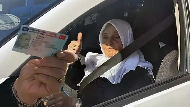İlerlemiş yaşında bu mutluluğu tattı